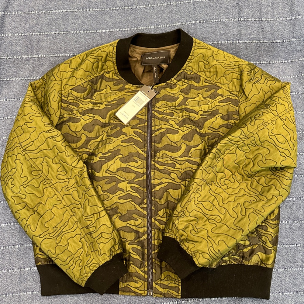 BCBGMaxAzria Green and Black Jacket
